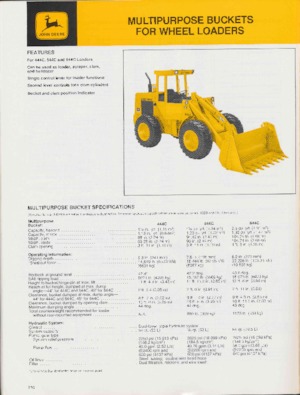 Chargeuses sur pneus John Deere Construction 844