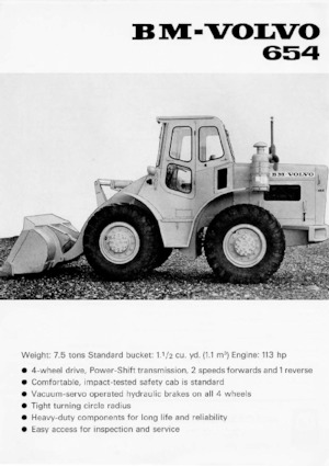 Chargeuses sur pneus Volvo 654