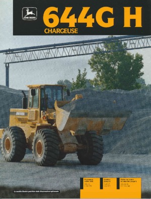 Chargeuses sur pneus John Deere Construction 664 G H