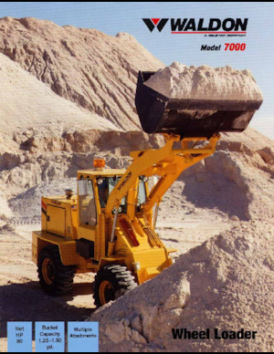 Chargeuses sur pneus Waldon 7000