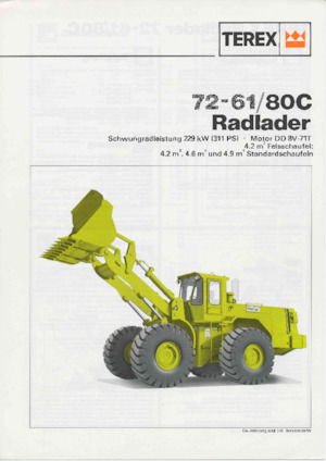 Chargeuses sur pneus Terex 72-61/80 C