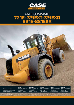 Chargeuses sur pneus Case 721 E