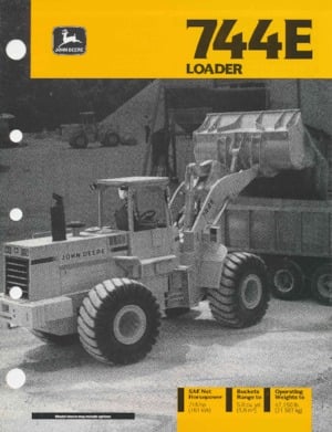 Chargeuses sur pneus John Deere Construction 744 E
