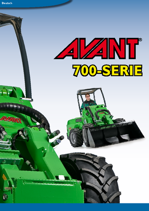 Chargeuses sur pneus Avant Tecno Avant 750