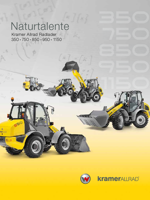 Chargeuses sur pneus Kramer 350