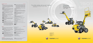 Chargeuses sur pneus Kramer 750 T