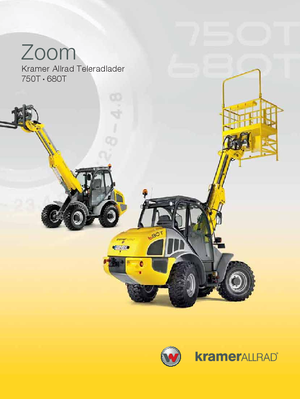 Chargeuses sur pneus Kramer 750 T