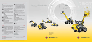 Chargeuses sur pneus Kramer 750 T