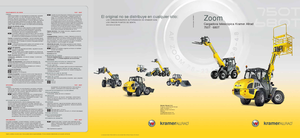 Chargeuses sur pneus Kramer 750 T