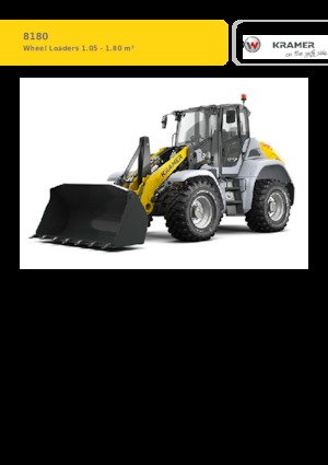 Chargeuses sur pneus Kramer 8180