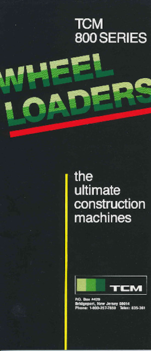 Chargeuses sur pneus TCM 840