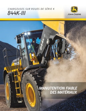 Chargeuses sur pneus John Deere Construction 844K-III