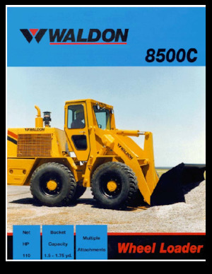 Chargeuses sur pneus Waldon 8500C