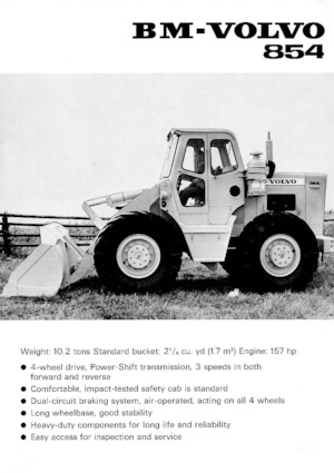 Chargeuses sur pneus Volvo 854