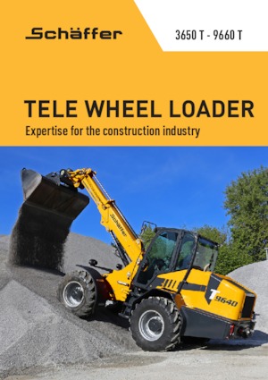 Chargeuses sur pneus Schäffer 3650 T SLT
