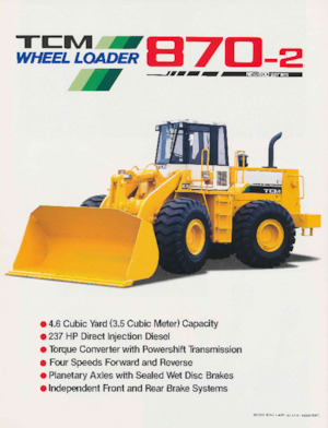 Chargeuses sur pneus TCM 870-2