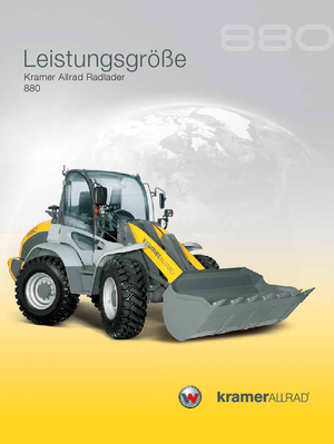 Chargeuses sur pneus Kramer 880