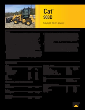 Chargeuses sur pneus Caterpillar 903D
