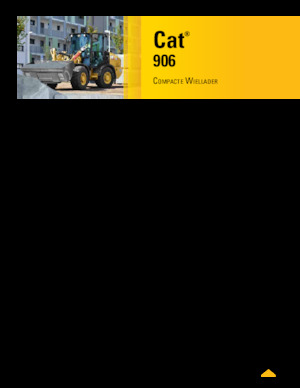 Chargeuses sur pneus Caterpillar 906