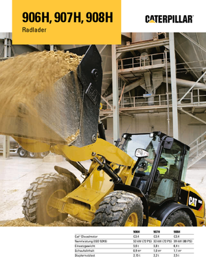 Chargeuses sur pneus Caterpillar 907H