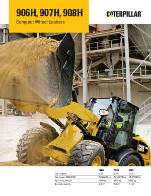 Chargeuses sur pneus Caterpillar 906H