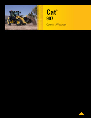 Chargeuses sur pneus Caterpillar 907