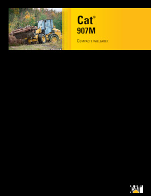 Chargeuses sur pneus Caterpillar 907M