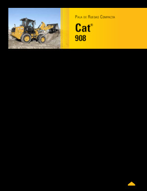 Chargeuses sur pneus Caterpillar 908
