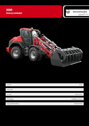 Chargeuses sur pneus Weidemann 9080