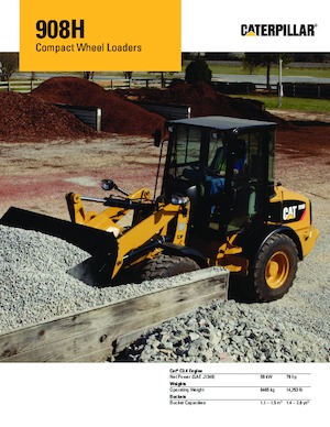 Chargeuses sur pneus Caterpillar 908H