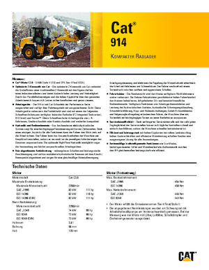 Chargeuses sur pneus Caterpillar 914
