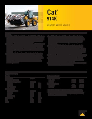 Chargeuses sur pneus Caterpillar 914K