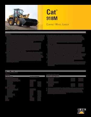 Chargeuses sur pneus Caterpillar 918M