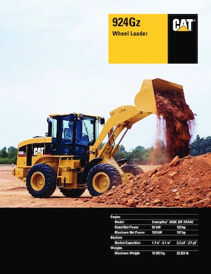 Chargeuses sur pneus Caterpillar 924 Gz