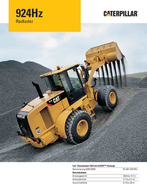 Chargeuses sur pneus Caterpillar 924Hz