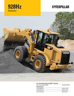 Chargeuses sur pneus Caterpillar 928Hz