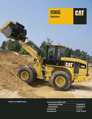 Chargeuses sur pneus Caterpillar 930 G