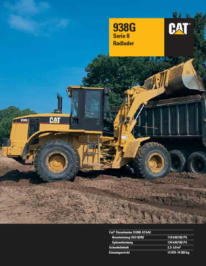 Chargeuses sur pneus Caterpillar 938G II