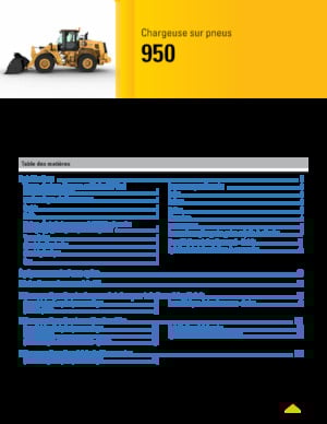 Chargeuses sur pneus Caterpillar 950