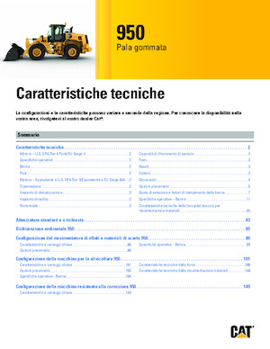 Chargeuses sur pneus Caterpillar 950