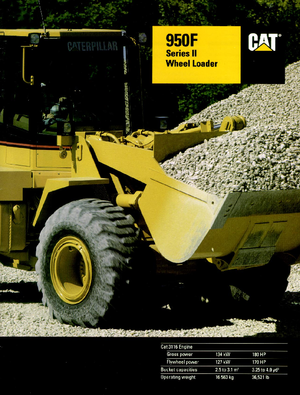 Chargeuses sur pneus Caterpillar 950 F II-StVZO