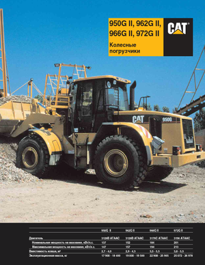Chargeuses sur pneus Caterpillar 962 G II