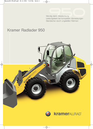 Chargeuses sur pneus Kramer 950