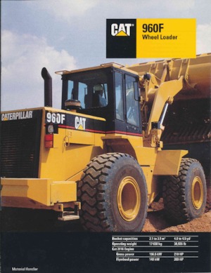 Chargeuses sur pneus Caterpillar 950F