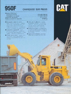 Chargeuses sur pneus Caterpillar 950F