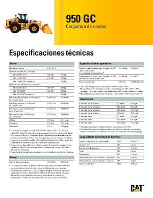 Chargeuses sur pneus Caterpillar 950GC