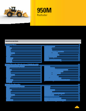 Chargeuses sur pneus Caterpillar 950M