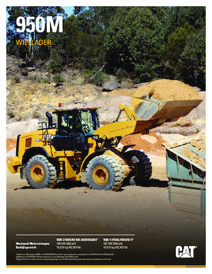 Chargeuses sur pneus Caterpillar 950M