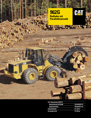 Chargeuses sur pneus Caterpillar 962 G