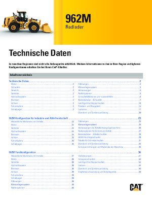 Chargeuses sur pneus Caterpillar 962M